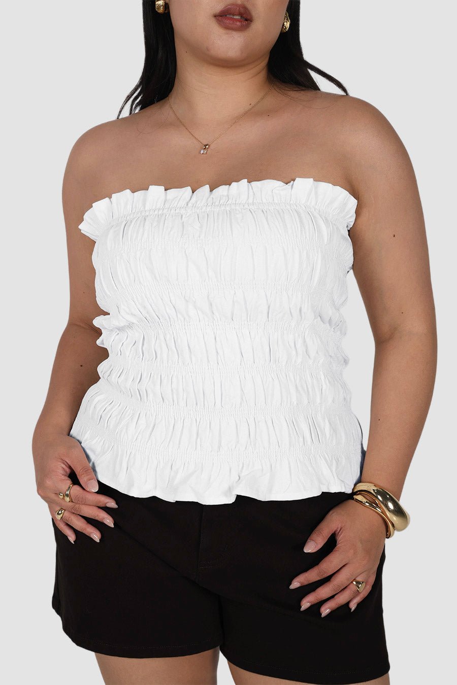 ZUBI TOP WHITE - Fayt The Label
