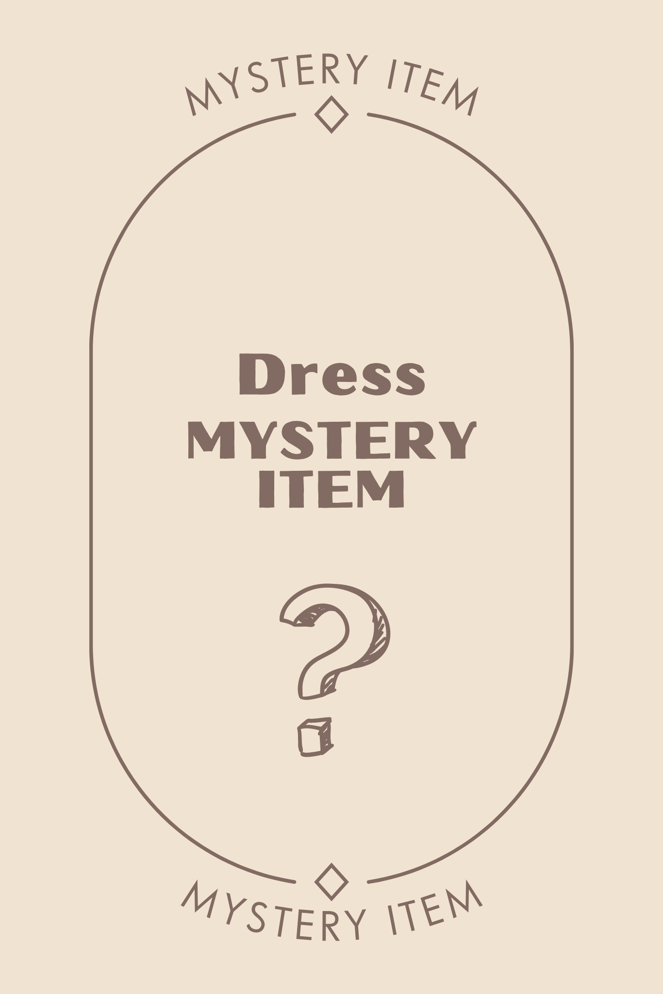 MYSTERY SPECIAL OCCASSION DRESS