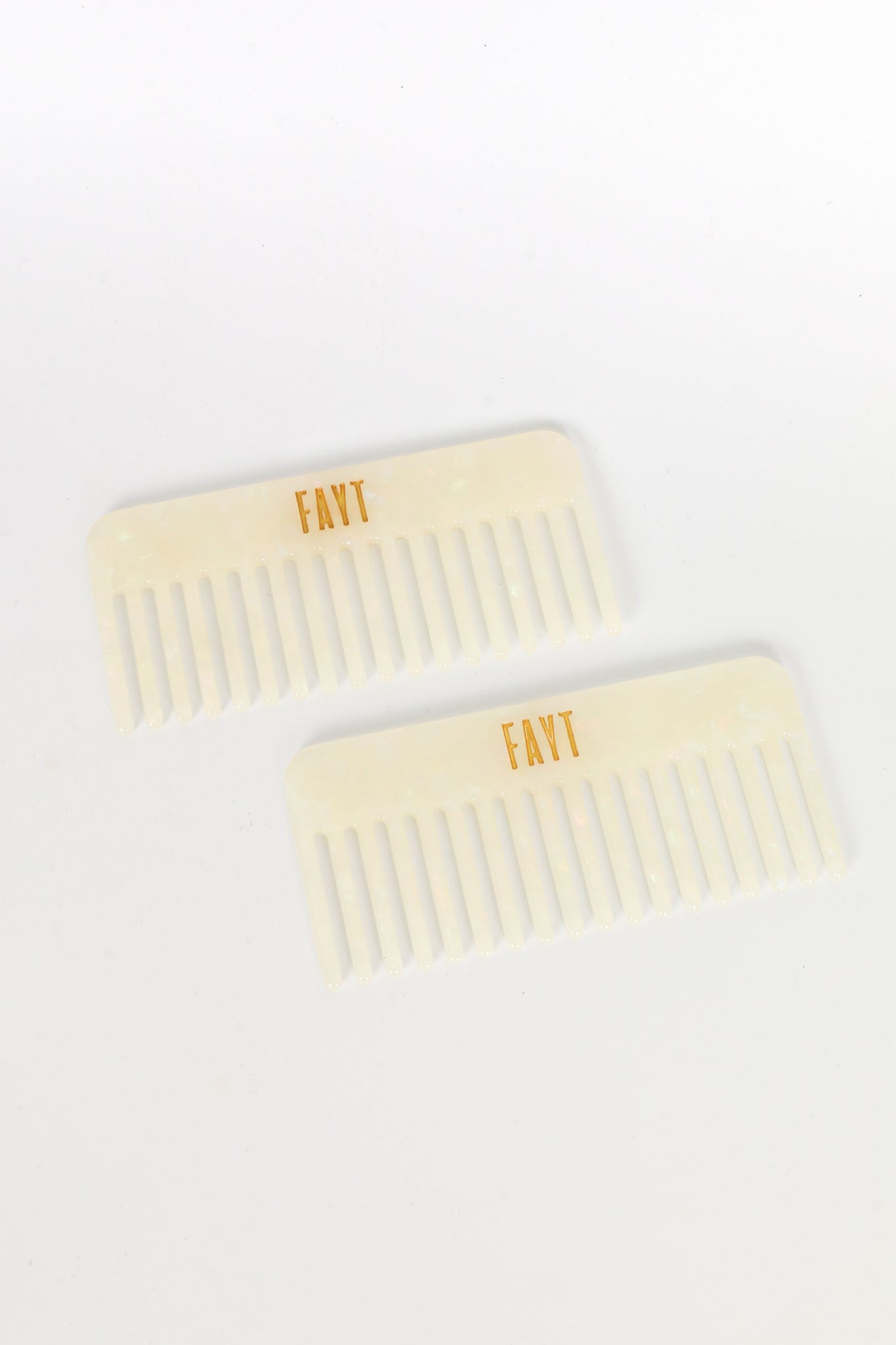 FAYT WIDE TOOTH COMB MULTI SHELL